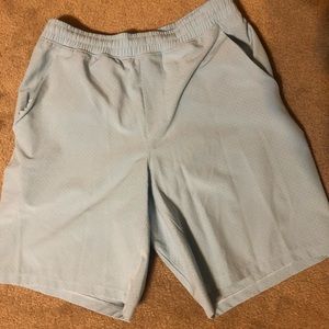 Lululemon Men’s Light Blue Lined Shorts Sz Medium